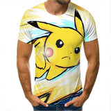 Men and Women Pokemon Pikachu T Shirt 3D Digital Printing Men's Summer T-shirt