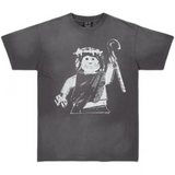 Saint Michael T Shirt Vintage Distressed Puppet Villain Printed Loose Men's and Women's T-shirt