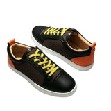 Louboutin-style red bottom shoes cleasiest for matchcasual men's shoes genuine leather soft surface daily not tiring feet abrasion resistant lightweight low-top sgs certified abrasion resistant men's shoes