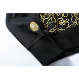 Shark Print Hoodie Autumn Men'S Printed Sweater Jacket