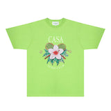 Casablanca T Shirts Fashion Print Street
