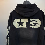 HS Hoodie Retro Printed Loose Autumn and winter