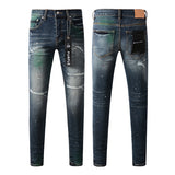 Purple Brand Jeans Pure Cotton High Street Trend