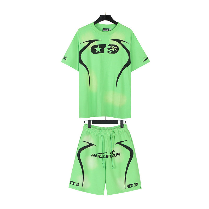 HS T-Shirt And Shorts Two-Piece Set