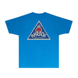 Rhude T Shirts Printed Trendy Pure Cotton