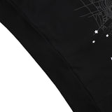 Sp5der Hoodie Cobweb Puff Print Pure Cotton