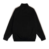 Palm Angels Sweatshirts Suit Striped Color Matching Sports Suit Loose Casual Suit
