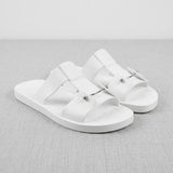 Louboutin-style red bottom shoes summercl metal buckle flip-flops menoutwear non-slip rubber sandals accessible luxury old money style beach slippers