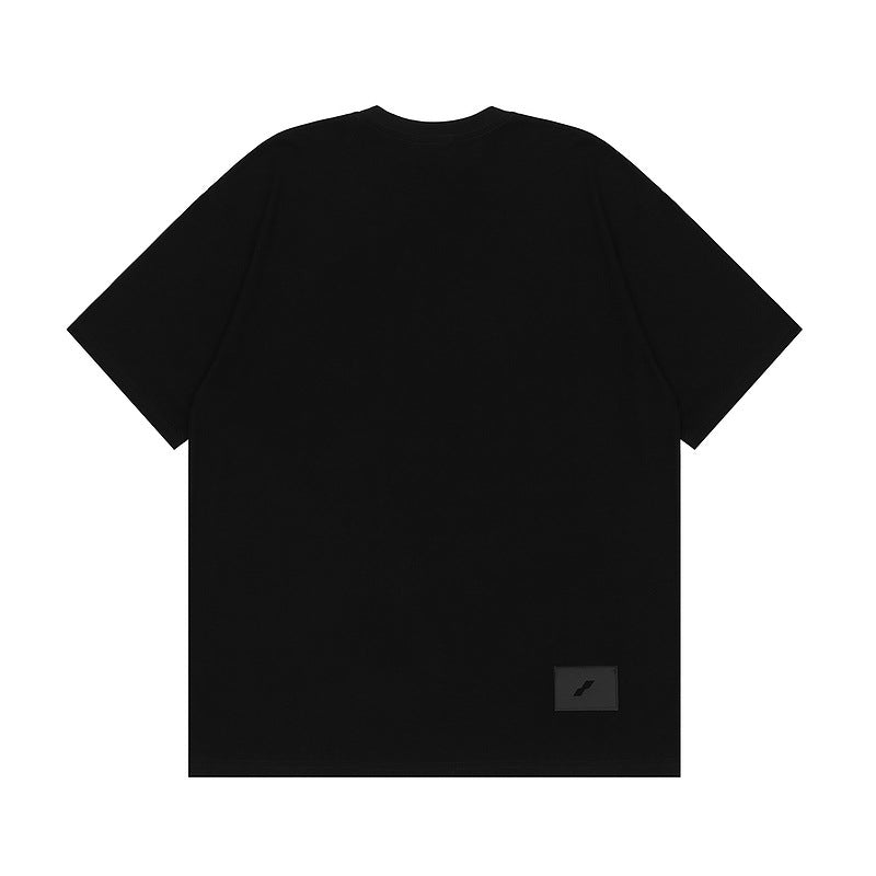 We11 Done T Shirts We11done Letter Printed Small Square Short Sleeve