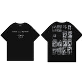 ERD T Shirts Short Sleeve Retro Slogan T-shirt Cotton