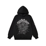 Sp5der Hoodie Rhinestones