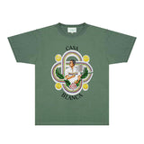 Casablanca T Shirts Fashion Print Street