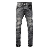 Purple Brand Jeans Pure Cotton High Street Trend #9105