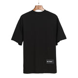 We11 Done T Shirts Embossed Letters Concave-Convex Three-Dimensional Loose All-Match