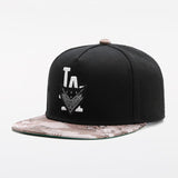 Trendy flat brimmed hat all year roundneutral