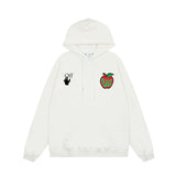 OFF WHITE Hoodie Trendy Street Style Personalized Cotton