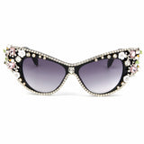 Trendy punk glasses uv protection sunshade