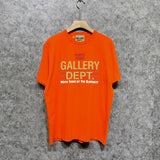 Gallery Dept T Shirt Retro Printed Loose Short-Sleeved Shirt