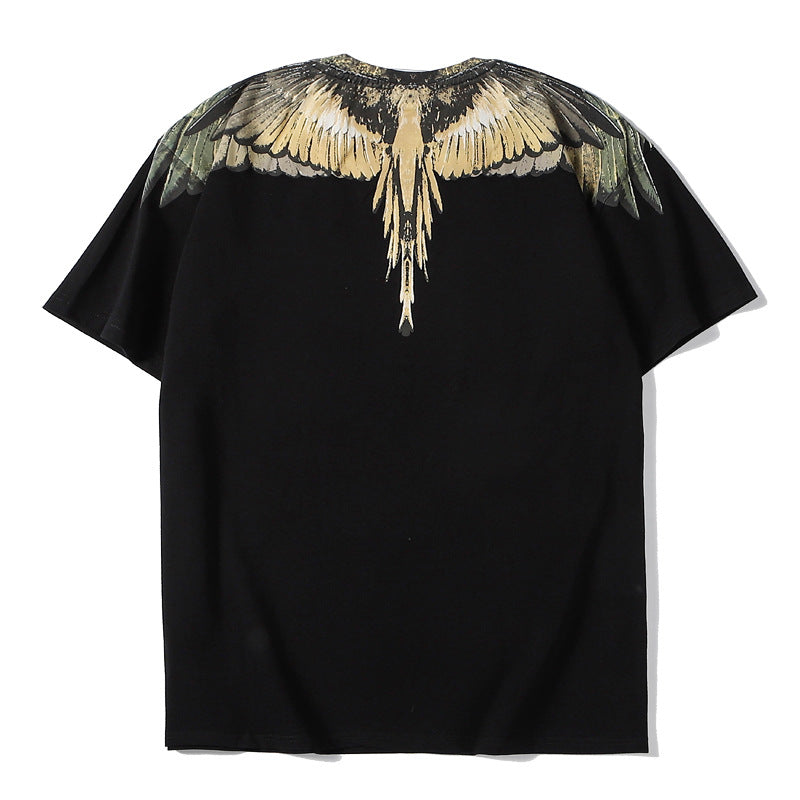 Marcelo Burlon T Shirt MB Yellow Jungle Wings for Men and Women