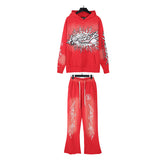 HS Hoodie And Pants Two-Piece Set