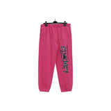 Sp5der Sweatpants Cobweb Puff Print Pure Cotton
