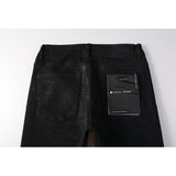 Purple Brand Jeans Pure Cotton High Street Trend #9082
