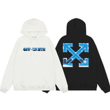 OFF WHITE Hoodie Trendy Street Style Personalized Cotton