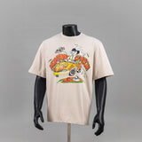 Synaworld T Shirts central cee rabbit car print casual loose t-shirt
