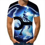 Men and Women Pokemon Pikachu T Shirt 3D Digital Printing Men's Summer T-shirt
