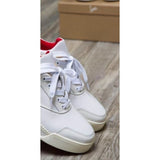 Louboutin-style red bottom shoes exportcl short boots leather fashion catwalk shoes high quality plus size red bottom leather boots