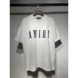 Amiri T Shirts Fashion Print Couple High Street