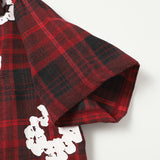 Denim Tears Shirt Kapok Plaid Short Sleeve Shirt