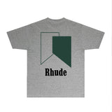 Rhude T Shirts Printed Trendy Pure Cotton