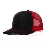 Trendy flat brimmed hat sunshade net hat