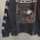 HS Hoodie Retro Printed Loose Autumn and winter