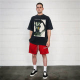 Marilyn Manson T Shirt Vintage Retro Grimace Loose Casual Fog