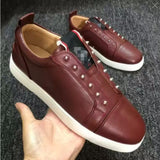 Louboutin-style red bottom shoes clthick sole european station men's shoes men's sneakers sneakers british running flats