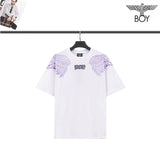 Boylondon T Shirt plus Size Sports Retro Casual Fashionable Eagle Pattern