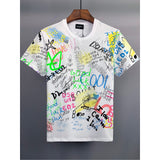 Dsq2 T Shirt Casual Sports Printed Short Sleeve Summer Men