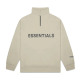 Fog Fear of God Essentials Hoodie Double Line Loose Autumn and Winter Fleece-Lined Half Zipper Hoodie