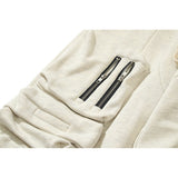 Kanye West Sunday Service Pant Stitching Zipper Dungarees Terry Trousers Couple