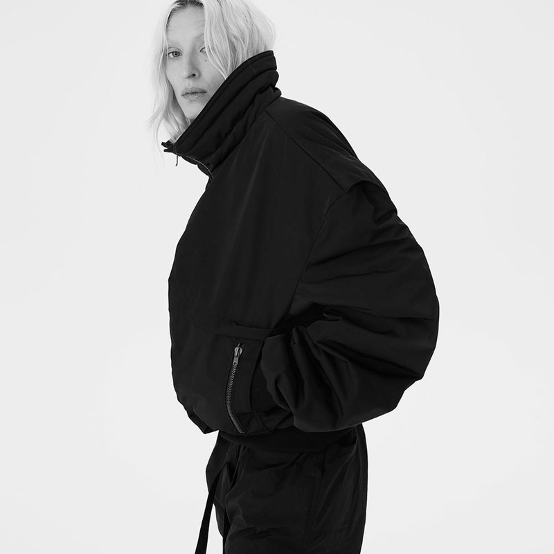 Fog Fear of God Essentials Coat Stand Collar Bomber Jacket Couple Zipper Jacket Cotton Jacket