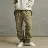Fog Fear of God Essentials Pant Trousers Washed and Worn Drawstring Overalls