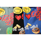 Cpfm Sweatshirt Printed Graffiti Loose round Neck Sweater