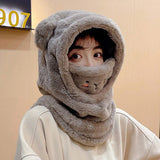 Women Winter Hats Plush Hat Autumn Winter Windproof Hat