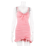 Mini Club Dresses Spring and Summer Women's Clothing Slim Fit Sheath Dress