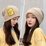 Women Winter Hats Autumn and Winter Women's Fashionable Stylish Earmuffs Fleece-Lined
