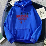 Stranger Things Hoodie Stranger Things Printed Hoodie Fleece Padded Coat Sweatshirt
