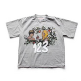 Rrr123 T Shirt Adam and Eve Foaming Printed Loose T-shirt