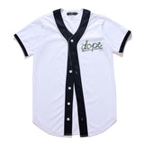 Baggy Baseball Jersey Men's Short Sleeve Baseball Shirt Digital Printed Cartoon